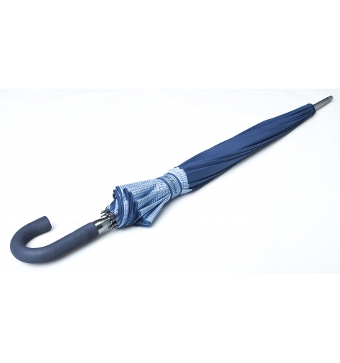 Sixteen Ribs strong Umbrella - navy blue
