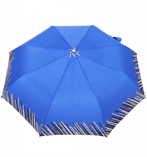Click'Click auto Open & Close windproof Umbrella - Slanted blue