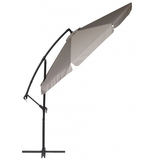 Parasol ogrodowy na wisięgniku 3.5m z klapami - 8 paneli - 100%