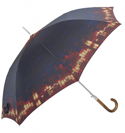 Walking Classic Auto Open windproof Umbrella with design - DA130 Equalizer