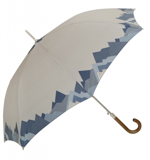 Walking Classic Auto Open windproof Umbrella with design - DA130 -- Mountains