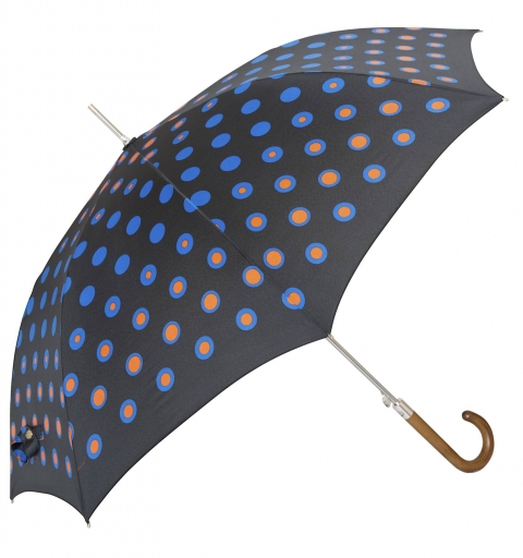 Walking Classic Auto Open windproof Umbrella with design - DA130 - Dotted