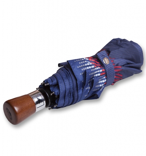 Carbon Steel IV 80km/h windproof tested auto open short PARASOL Umbrella with design - beads