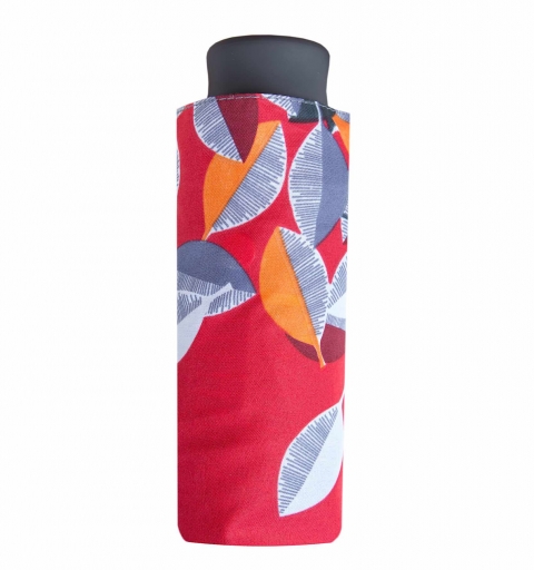 Parasolka Kieszonkowa Super Mini 7 - DM405 - liście czerwień