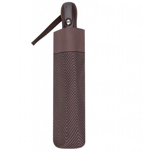 Carbon Steel 80km/h windproof automatic open & close short Umbrella - Herringbone