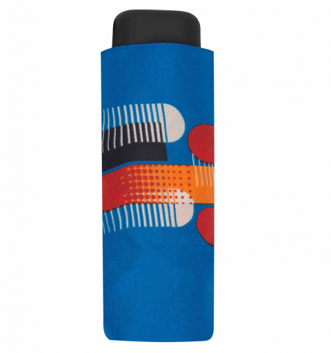 Pocket Super Mini Flat light & windproof 18 cm short Umbrella with design - Comets