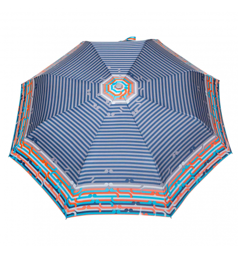 Click'Click 2 auto O&C windproof Umbrella - Stripes
