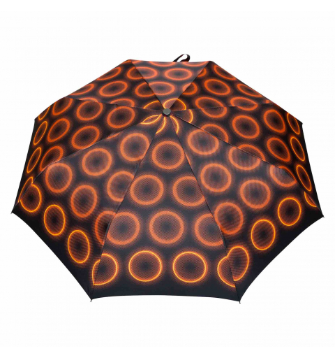 Carbon Steel 80 km/h windproof tested automatic open & close short Umbrella with design - Neons
