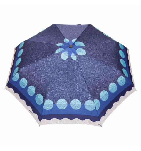 Carbon Steel 80 km/h windproof tested automatic open & close short Umbrella with design - Spots