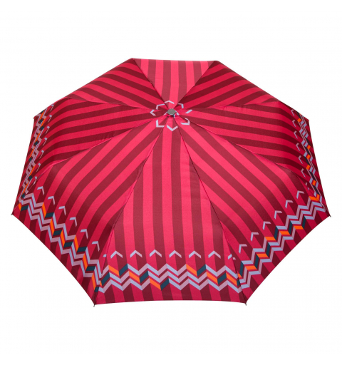 Carbon Steel 80 km/h windproof tested automatic open & close short Umbrella with design - Pleats