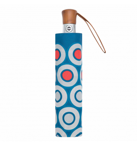 Carbon Steel 80 km/h windproof tested automatic open & close short Umbrella with design - Wheels