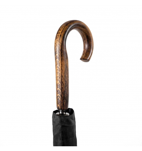 Burnt Oak - RA-130 / Secret Service - very strong XXL 130 cm diameter umbrella with solid wood handle